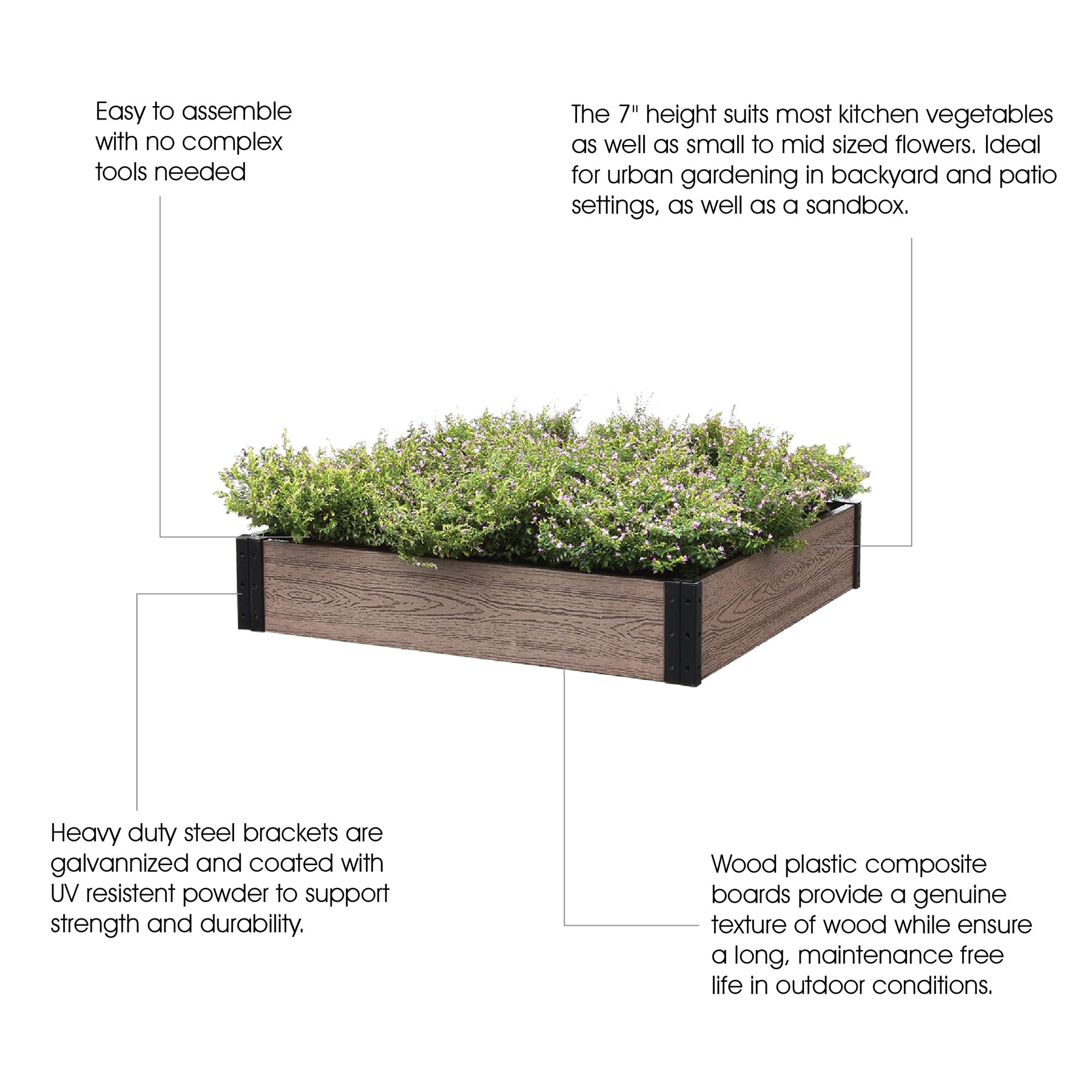 R073638 Essential Raised Garden Bed