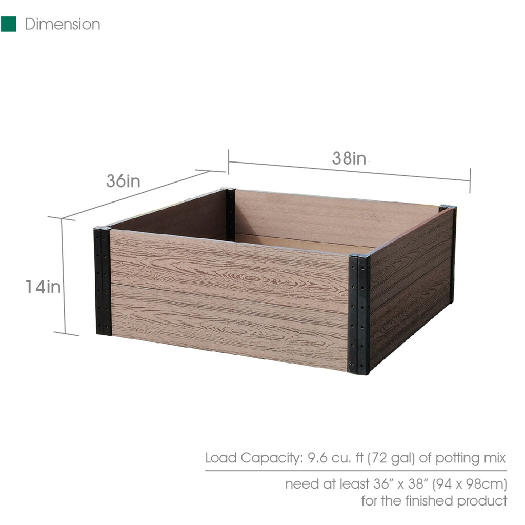 R143638 Deep Root Raised Garden Bed