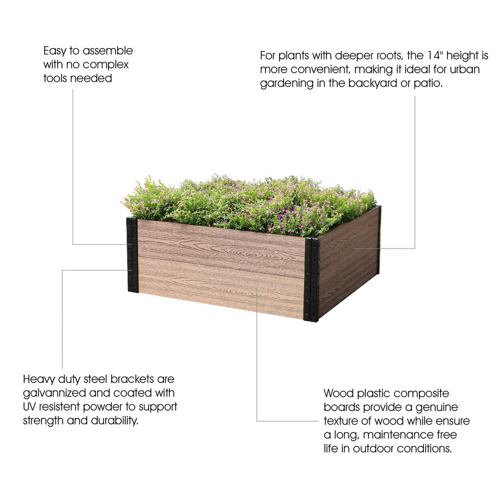 R143638 Deep Root Raised Garden Bed